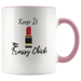 Mug Red Lipstick Ceramic Accent Mug - Pink | Shop Sassy Chick