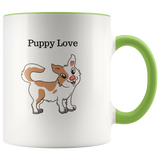 Mug Puppy Ceramic Accent Mug - Green | Shop Sassy Chick