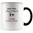 Mug Some Moms Cuss Ceramic Accent Mug - Black | Shop Sassy Chick