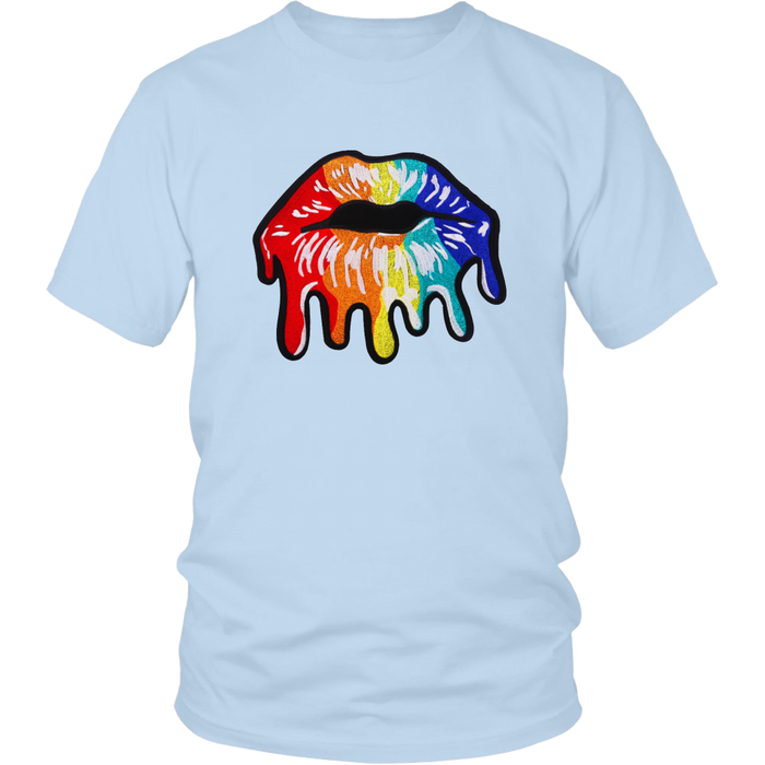 RNBW Lips T-Shirt - Shop Sassy Chick 