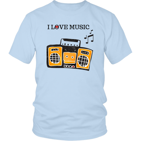 I Love Music T-Shirt - Shop Sassy Chick 