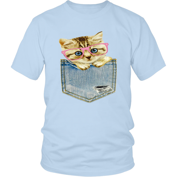 Pocket Cat T-Shirt - Shop Sassy Chick 