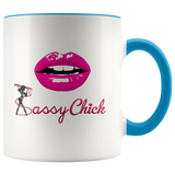 Mug Smile Ceramic Accent Mug - Blue | Shop Sassy Chick