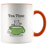 Mug Tea Ceramic Accent Mug - Orange | Shop Sassy Chick