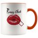 Mug Kiss Ceramic Accent Coffee Mug - Orange | Shop Sassy Chick
