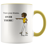 Mug Drama Ceramic Accent Mug - Yellow | Shop Sassy Chick