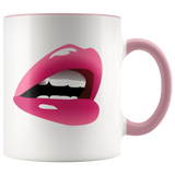 Mug Sassy Mouth Ceramic Accent Mug - Pink | Shop Sassy Chick