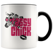 Sassy Chick Zebra Accent Ceramic Coffee Mug - Black | Shop Sassy Chick