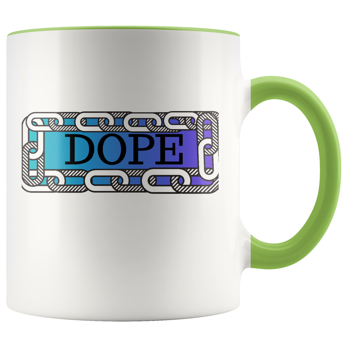 Mug Dope Ceramic Accent Mug -Green | Shop Sassy Chick