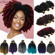 Short Ombre Jumpy Wand Curl Crochet Braid - Shop Sassy Chick 