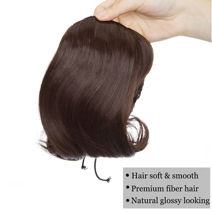 Drawstring Clip in Hair Bun Synthetic