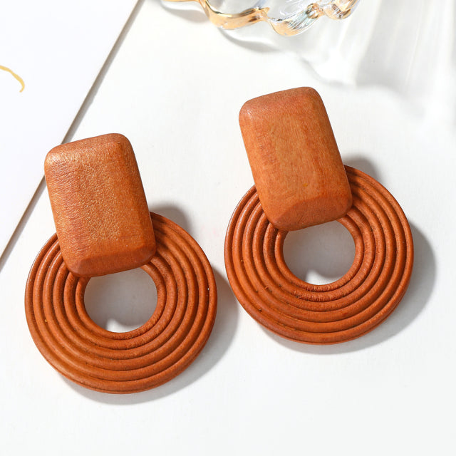 Geometric Drop Dangle Earring