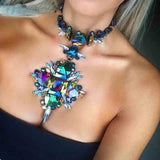 Geometric Fashion Crystal Necklace