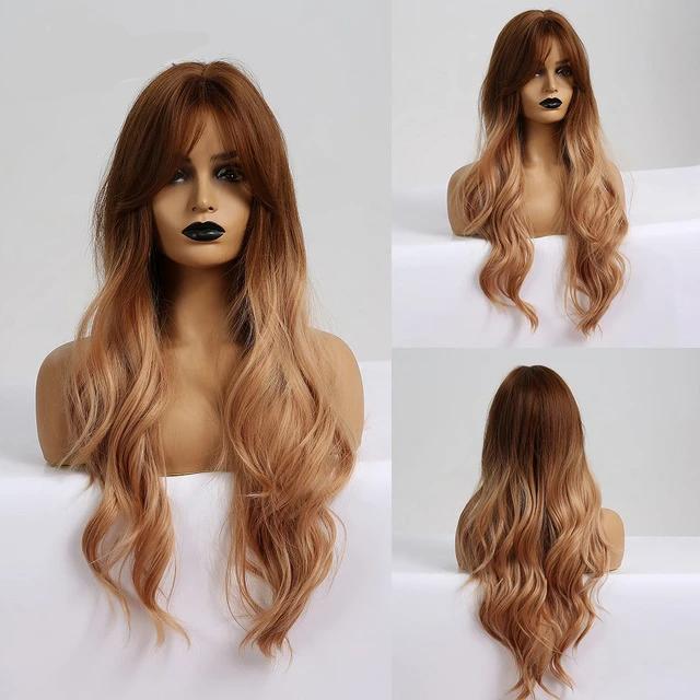 Synthetic Long Wavy Blonde Ombre High Density WigSynthetic Long Wavy Blonde Ombre High Density Wig