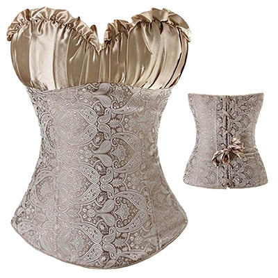 Women Burlesque Over bust Corset Bustier Top – Shop Sassy Chick