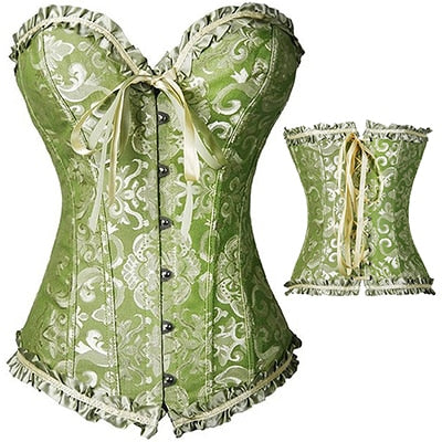 Women Burlesque Over bust Corset Bustier Top – Shop Sassy Chick