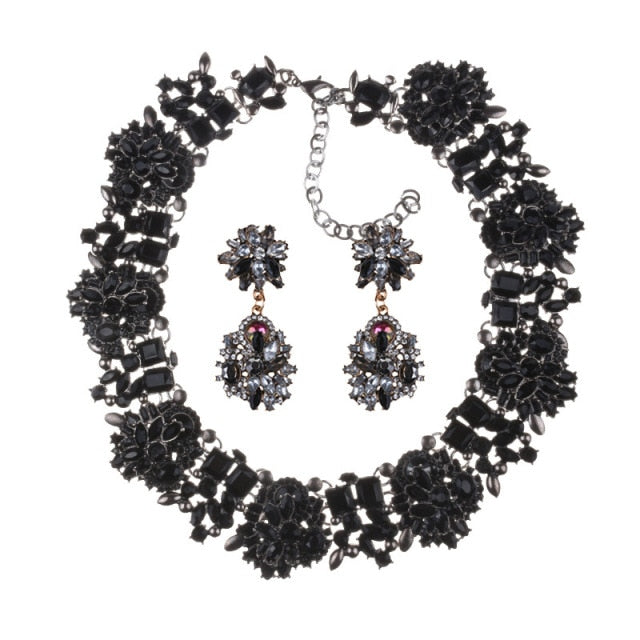 Luxury Crystal Statement Choker Set