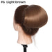 Drawstring Clip in Hair Bun Synthetic