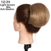 Drawstring Clip in Hair Bun Synthetic