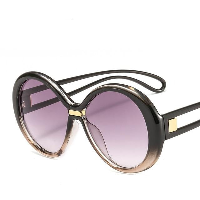 Fashion Oversized Round Sunglasses Women