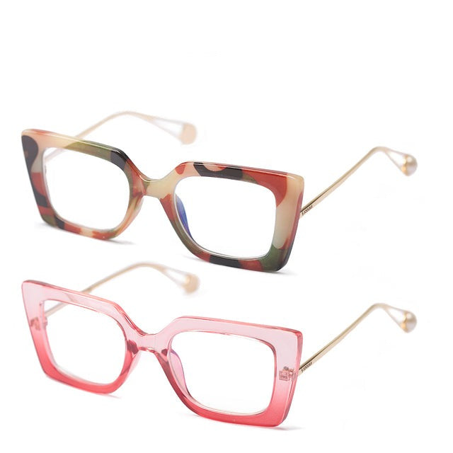 Glasses With Pearl Arms