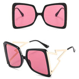 Oversize Bow Shape Square Sunglasses