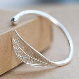 925 Sterling Silver Woman Cuff Bracelet - Shop Sassy Chick 