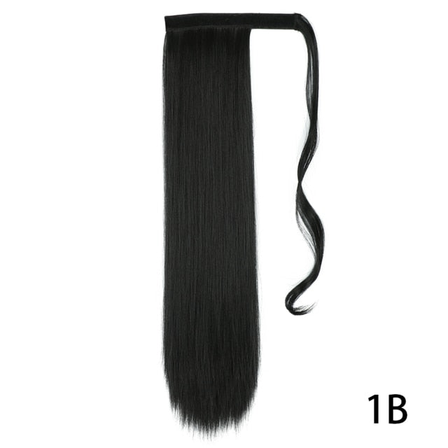 Straight Ponytail Synthetic Extension