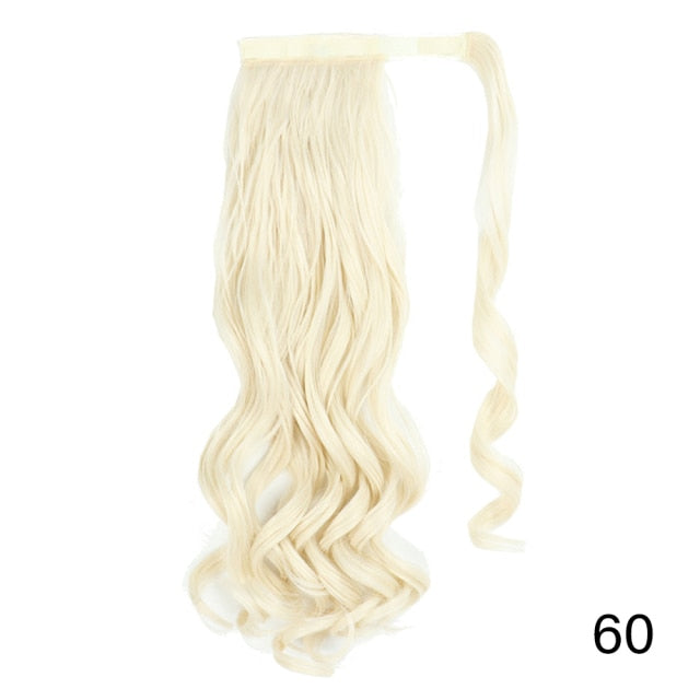 Straight Ponytail Synthetic Extension