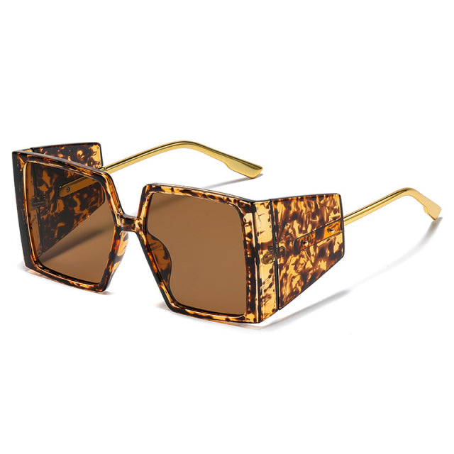 Vintage Punk Square Sunglasses