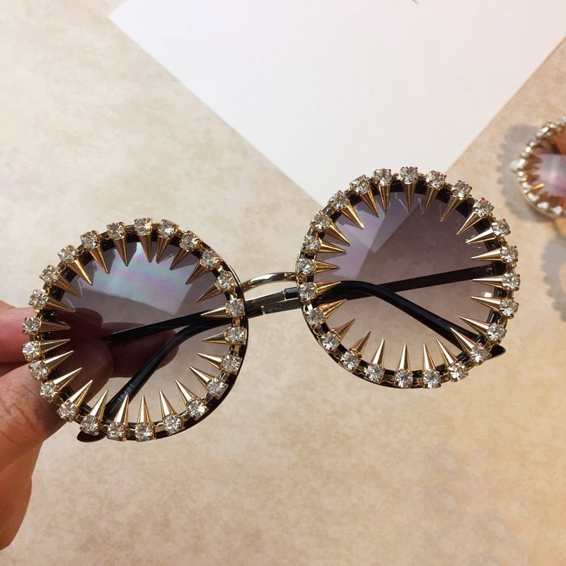 Metal Diamond Sun Glasses - Shop Sassy Chick 