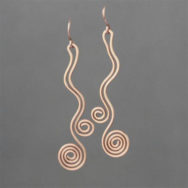 Spiral Dangle Earrings