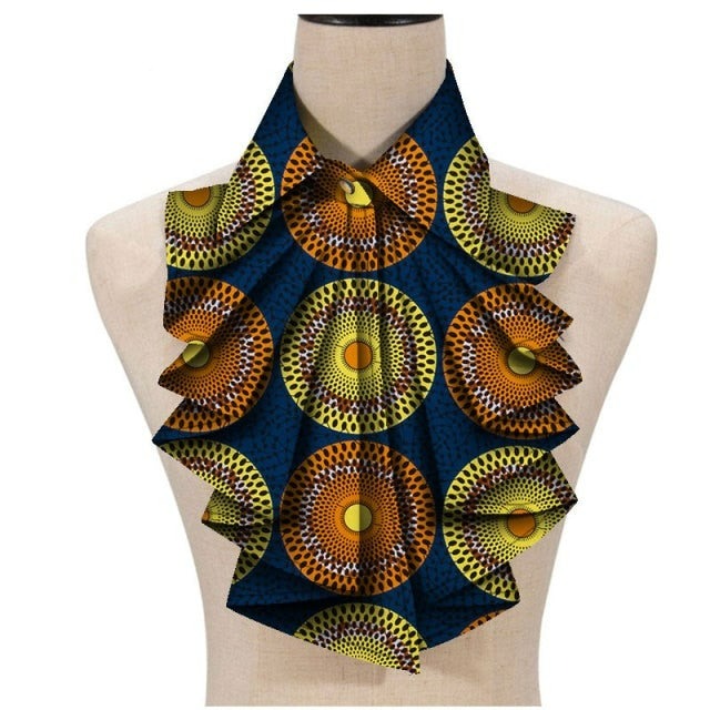 African Fabric Print Tie