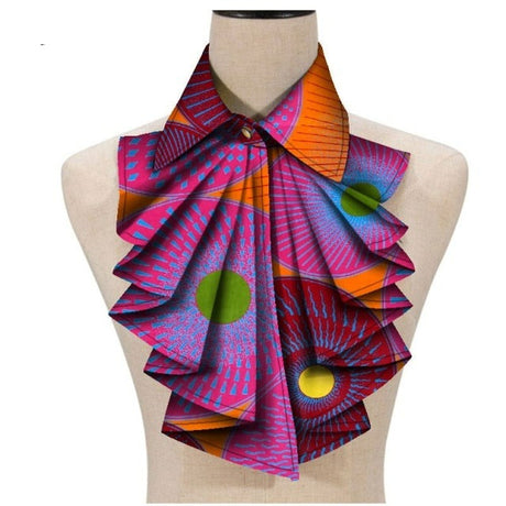 African Fabric Print Tie