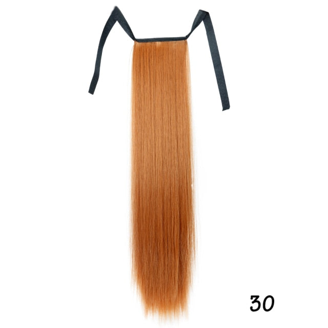 Straight Ponytail Synthetic Extension