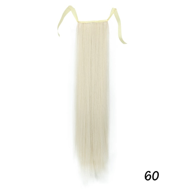 Straight Ponytail Synthetic Extension