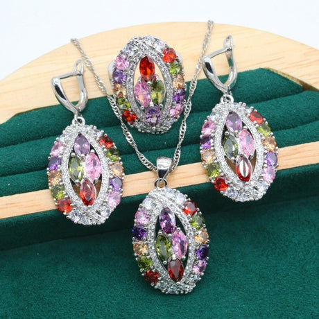 Multi Colors Jewelry Set