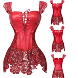 Steampunk Lace Up Back Waist Trainer Body Shaper - Shop Sassy Chick 
