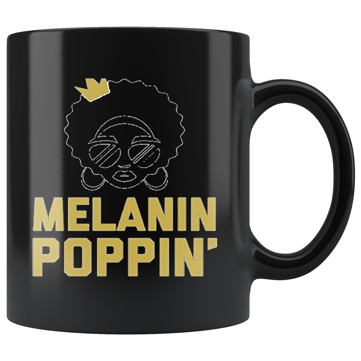Melanin Poppin' Coffee Mug - Shop Sassy Chick 