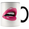 Mug Sassy Mouth Ceramic Accent Mug - Black | Shop Sassy Chick