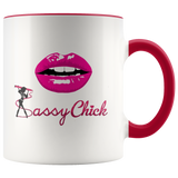 Mug Smile Ceramic Accent Mug - Red | Shop Sassy Chick