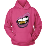 Purple Lips Hoodies