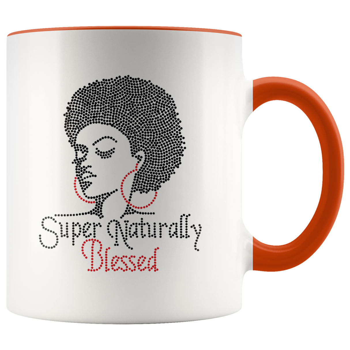 Mug Super Naturally Blessed Ceramic Mug - Orange | Shop Sassy Chick
