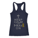 Keep Calm Racerback Tank Top - Navy | Shop Sassy Chick