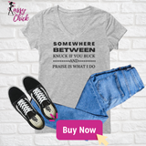 "Somewhere Between" V-neck Shirt
