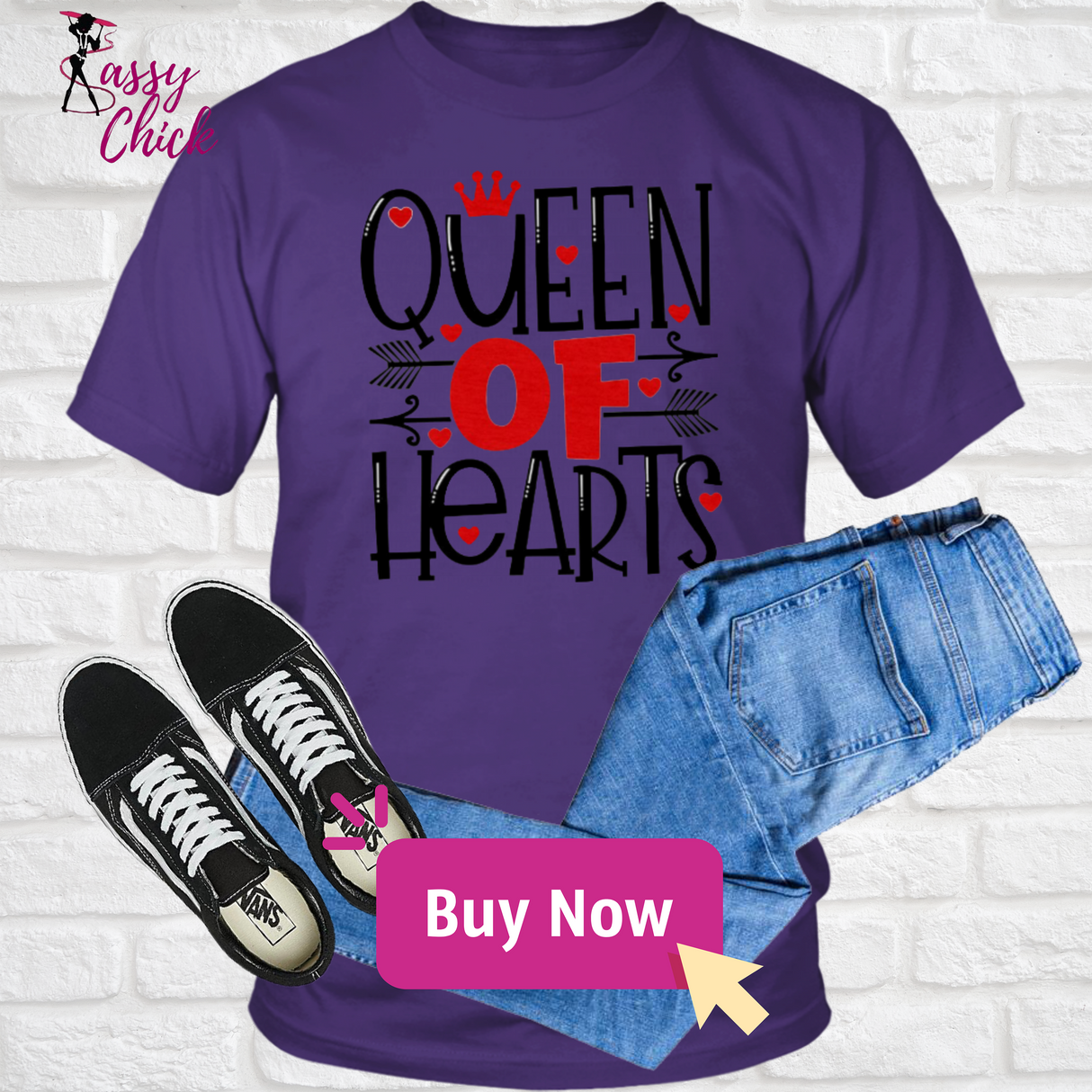 Queen Of Hearts T-Shirt