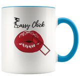 Mug Kiss Ceramic Accent Coffee Mug - Blue | Shop Sassy Chick