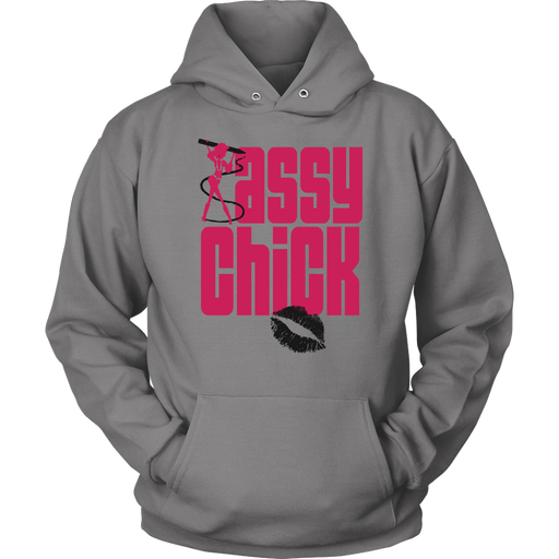 Sassy Chick Black Lip Hoodie