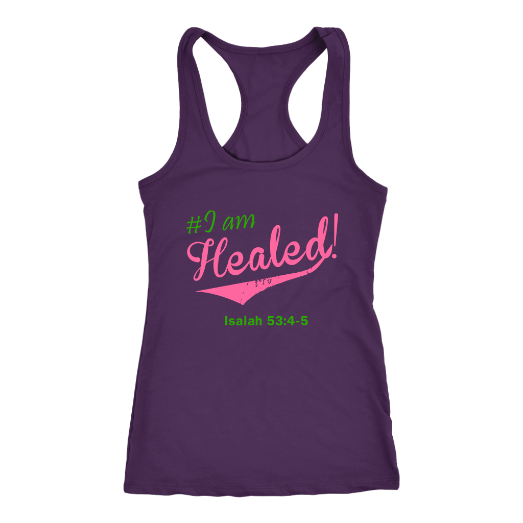 I Am Healed Pink Tank - Shop Sassy Chick 