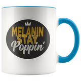 Melanin Stay Poppin' Coffee Mug - Shop Sassy Chick 